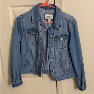 Light wash denim jacket